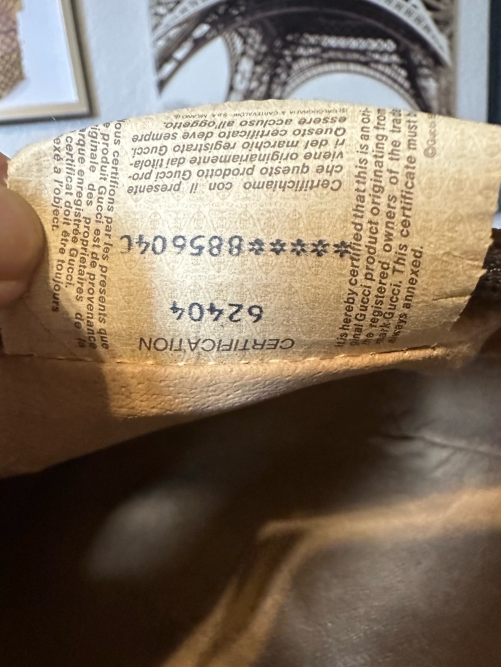 Authentic Gucci  GG PVC Leather Crossbody Bag - Picture 8 of 16